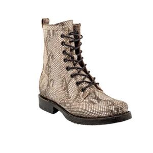 Frye Veronica Leather Combat Boot
